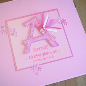 Keepsake box adoption any initial letter