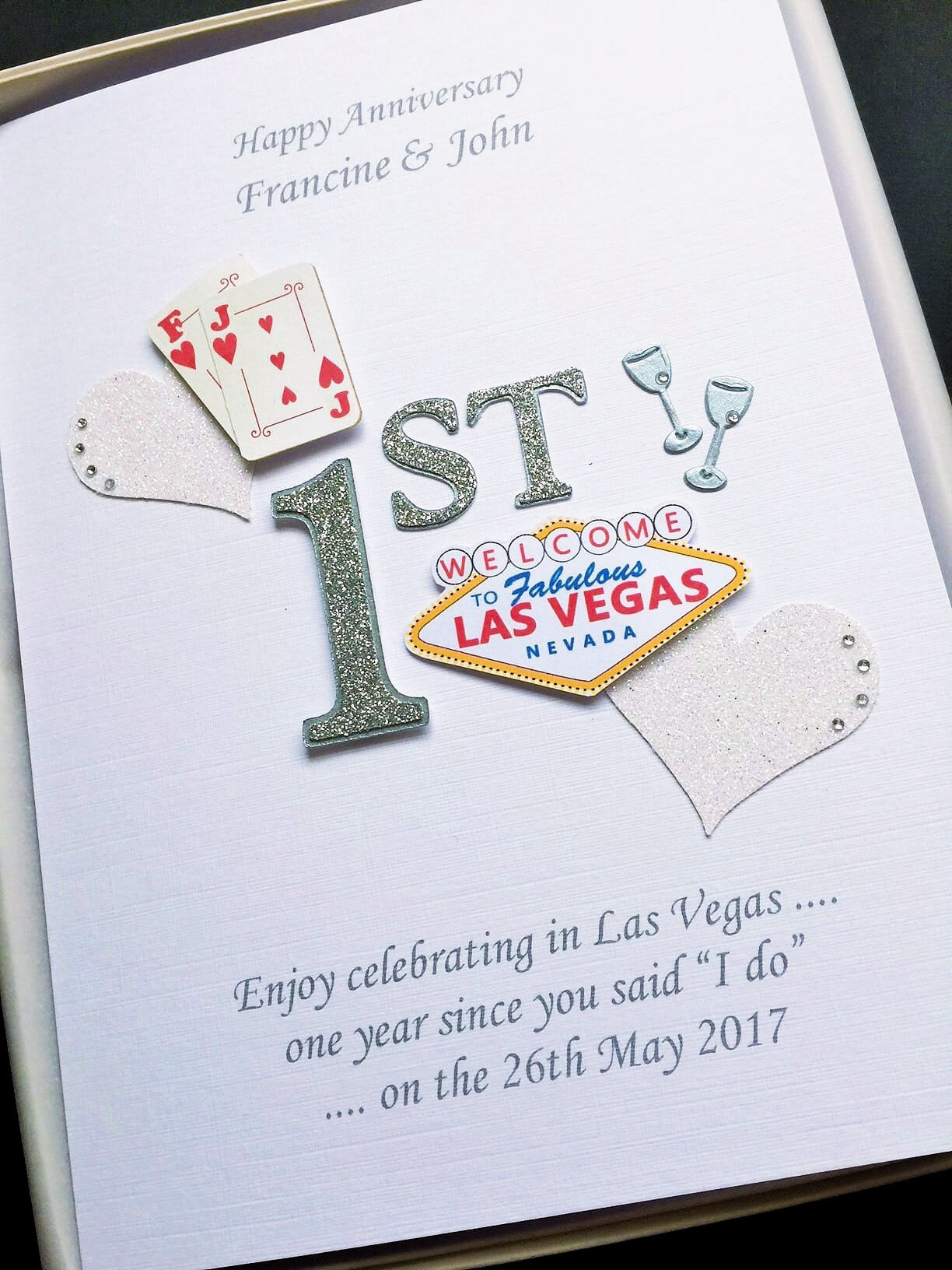 Anniversary with bespoke theme example Las Vegas