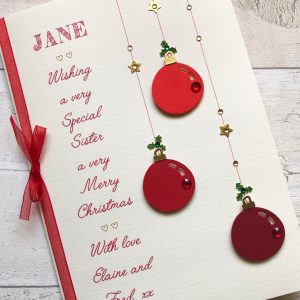 Christmas baubles