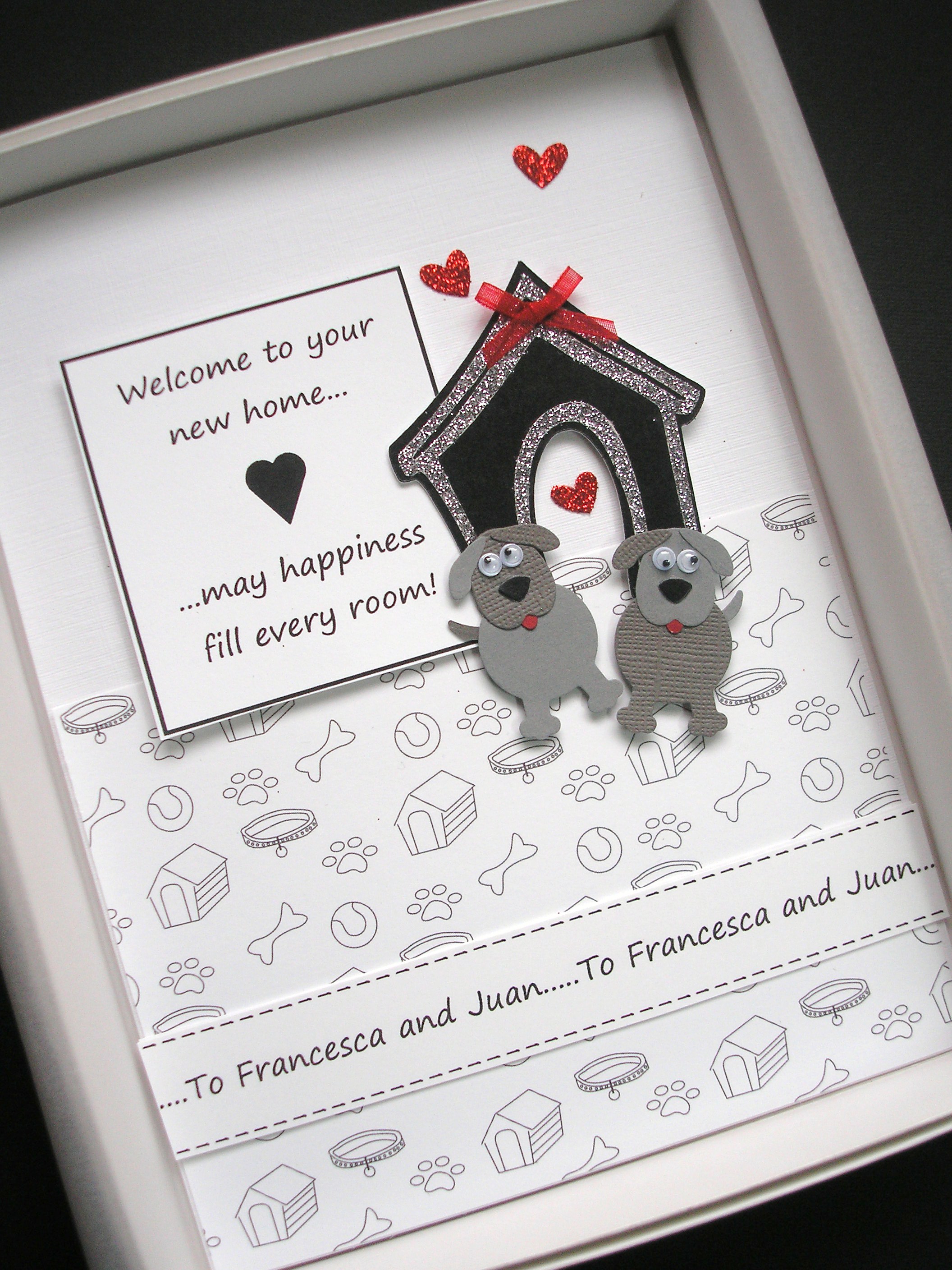 New home dog kennel First Hand Cards