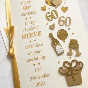 Mens exploding parcel gold