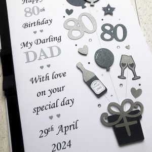 Mens exploding parcel black & silver