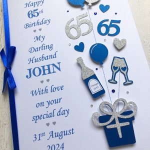 Mens exploding parcel blue